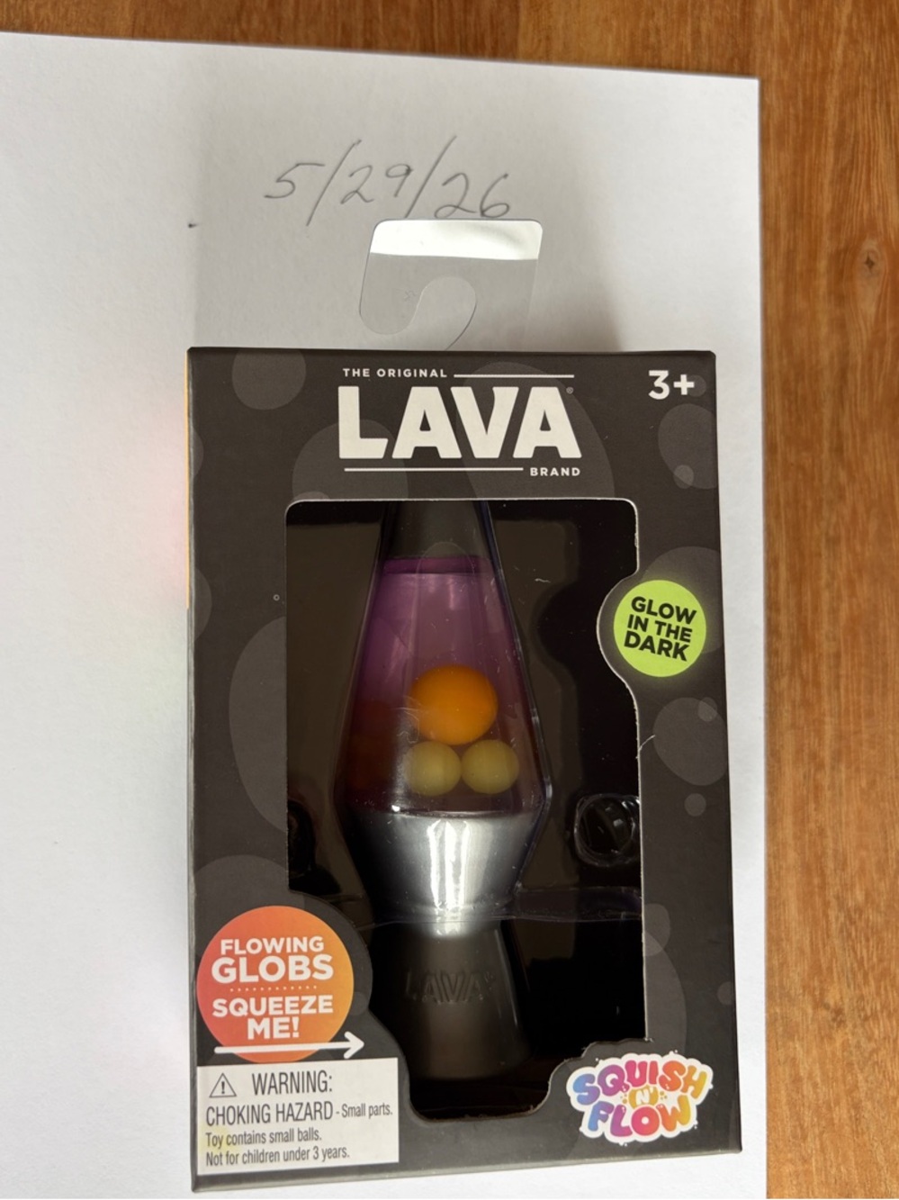 Schilling LAVA Brand Squish N’ Flow Purple Glow In The Dark